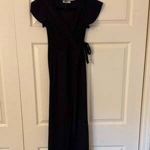 See You Monday Black Maxi Dress